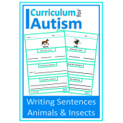 Writing Sentences with Picture Prompts- Animals & Insects